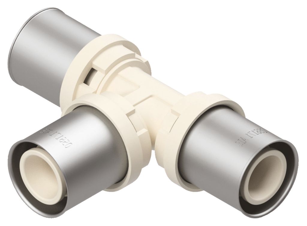 SOMATHERM FOR YOU – PPSU-T-Stück zum Einpressen, mehrschichtig, Ø 20