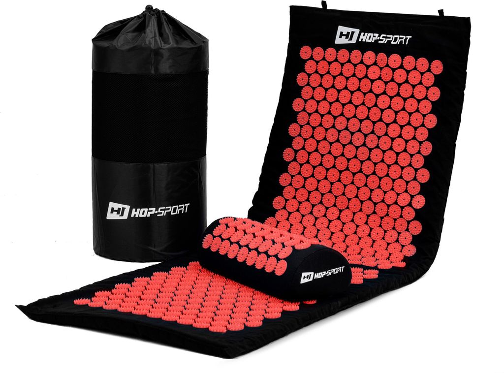 Hop-sport Akupresurní sada XL s taškou červená | podložka a Obrázek produktu