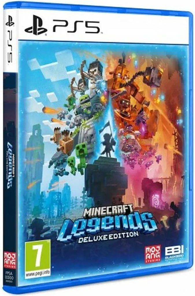 Playstation Games Ps5 Ps5 Minecraft Legends Deluxe Edition Blau PAL Blau PAL