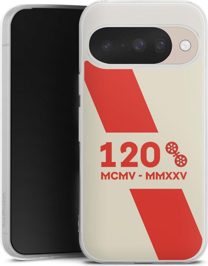 DeinDesign Handyhülle für Google Pixel 10 Silikon Hülle Case Smartphone Schutzhülle 1. FSV Mainz 05 E.V. 120 Jahre Bundesliga