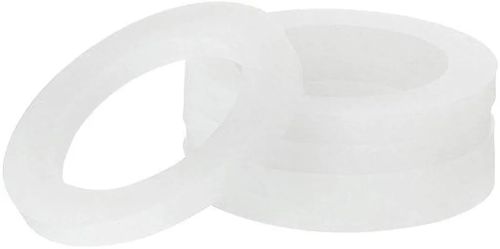 Raccord d'étanchéité douche 20 mm en silicone blanc pour stopper fuites