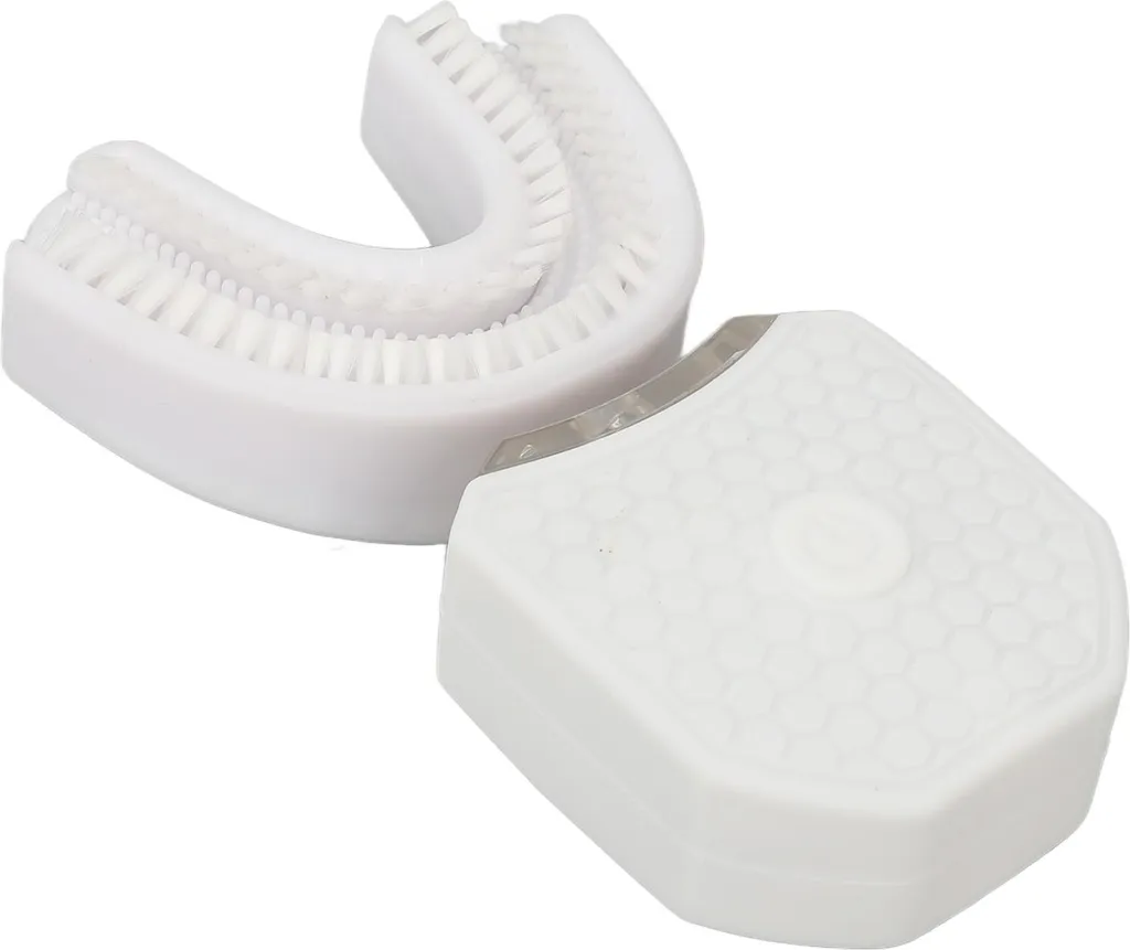 Brosse à dents en U pour un nettoyage rapide et efficace sans effort blanc