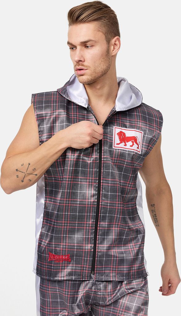 Einlauf Jacke CHARLTON White/Black/Red XL Lonsdale