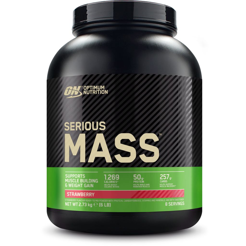 Optimum Nutrition Serious Mass 2660g Erdbeere