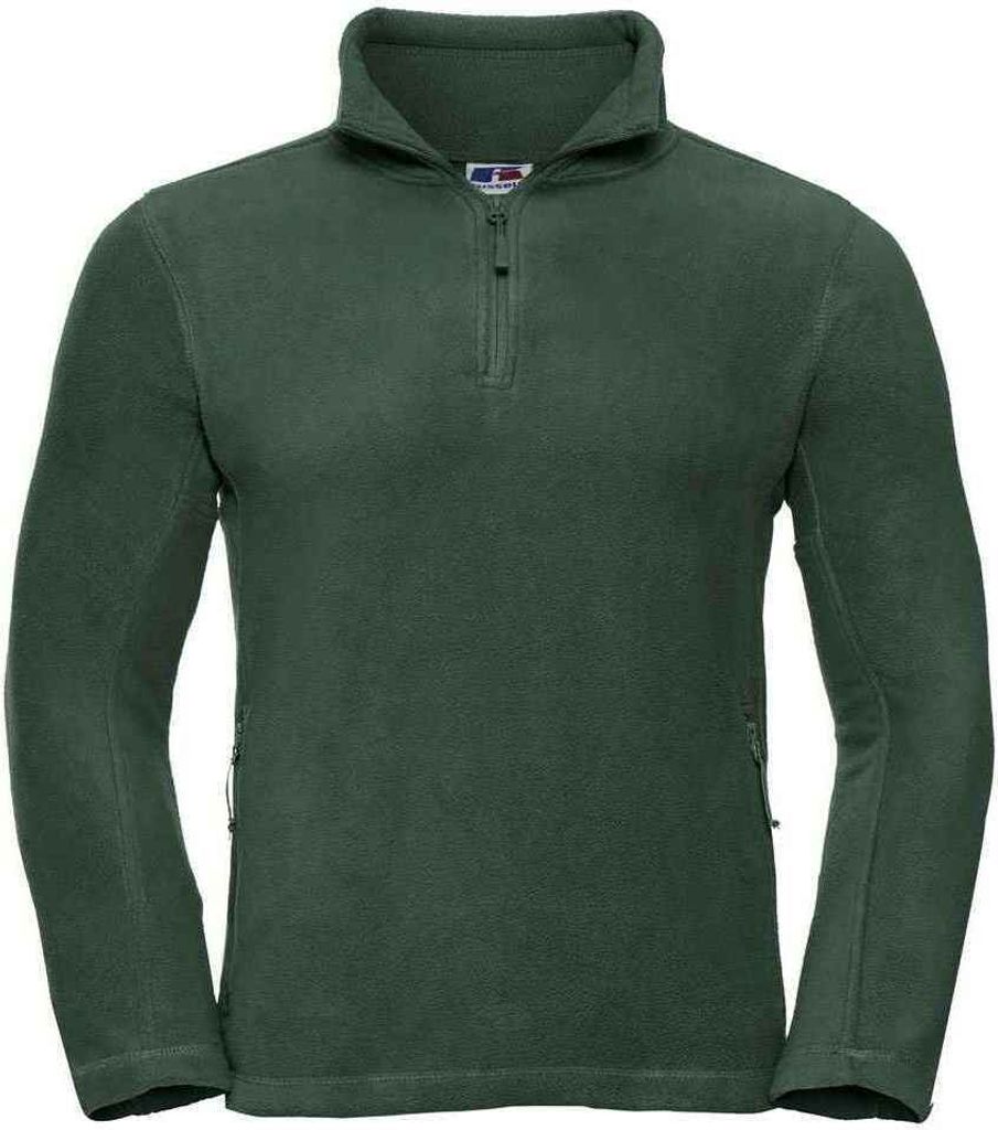 Russell - Fleece-Oberteil Reißverschluss für Herren - Für Außen PC5938 (S) (Flaschengrün)