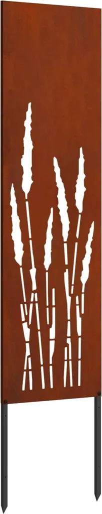 Offerta Schermo Giardino Acciaio Rusty 32x140 cm | Stock Limitato