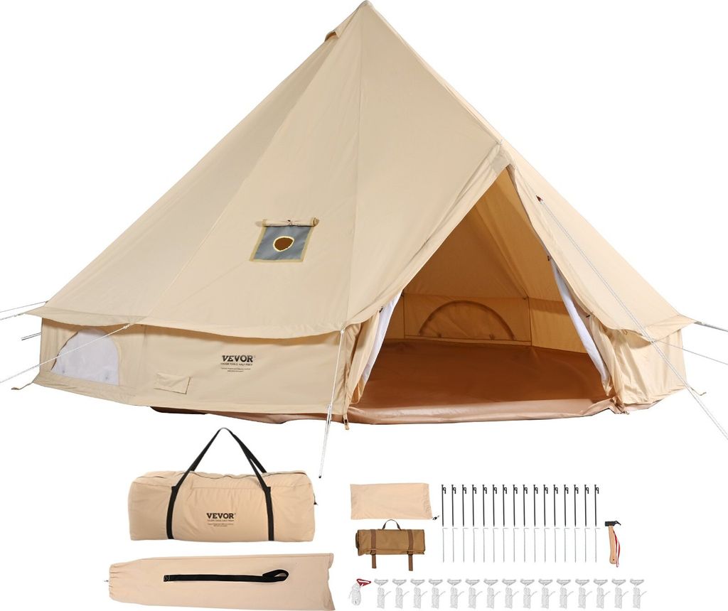 Tenda a campana 7 x 3,5 m Tenda yurta TC in cotone e Immagine del prodotto 