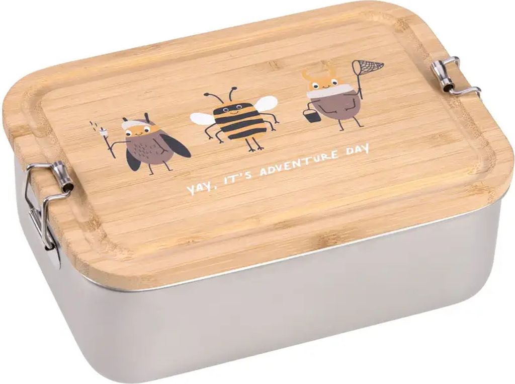 LAESSIG Lunchbox Stainless Steel Bamboo Nature BAMBOO NATURE