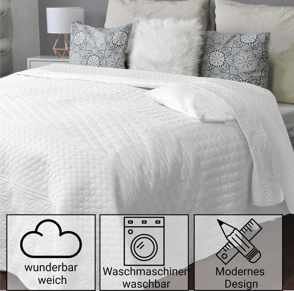 HOMELEVEL Tagesdecke Bett & Sofaüberwurf Bettüberwurf Sofa Produktbild 2