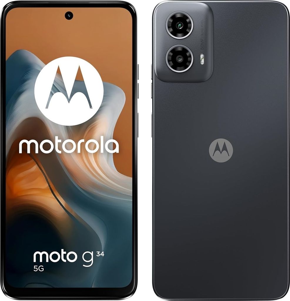Motorola Moto G34 5G XT2363-3 Schwarz 8GB/128GB 50MP Kamera Produktbild 