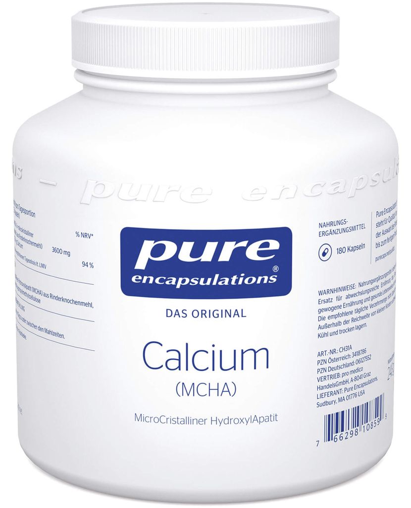 Pure Encapsulations Calcium Mcha Kapseln 180 St Obrázek produktu 