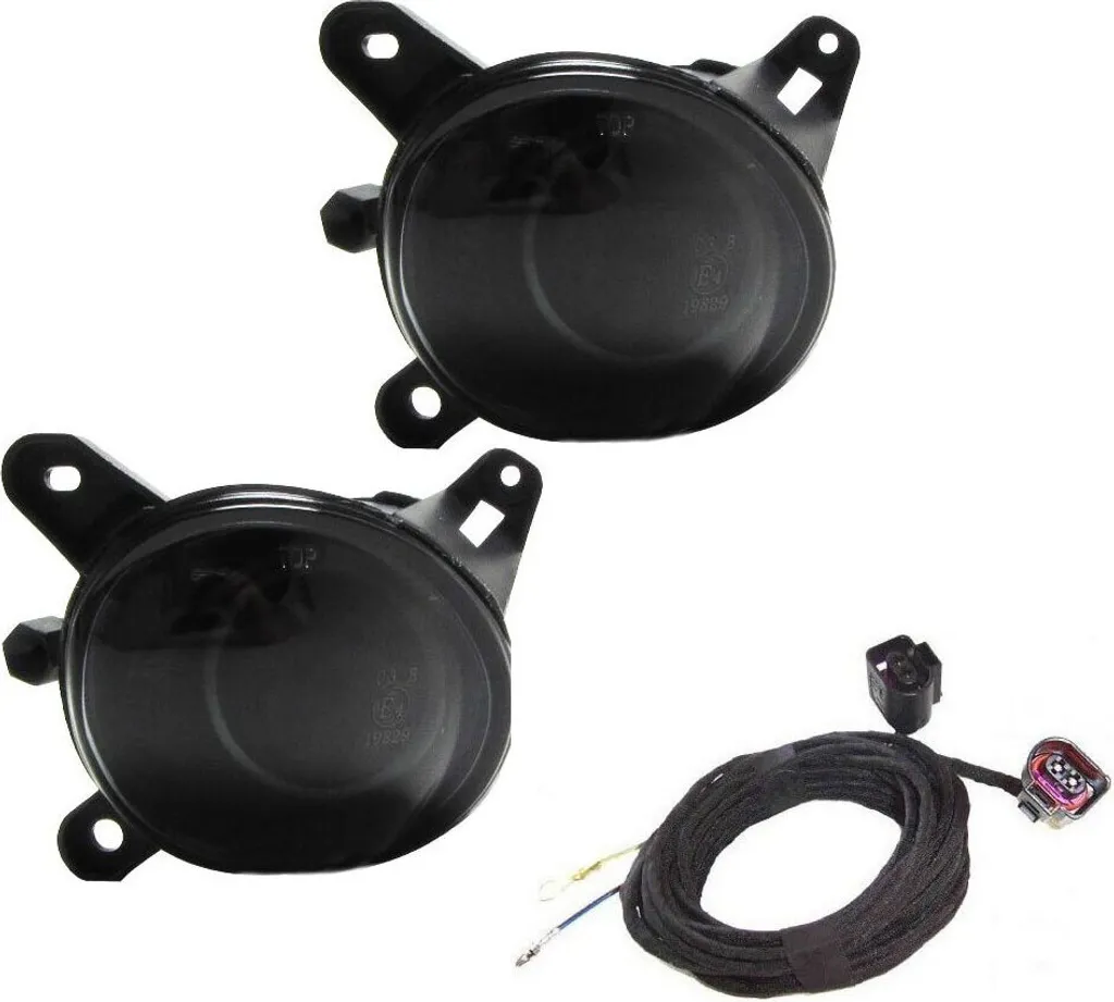 Antibrouillards H3 verre noir pour VW Passat 3BG avec câblage et accessoires
