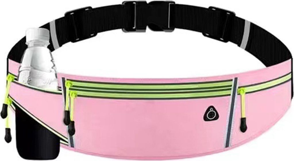 Sport-Gürteltasche für Damen mit Wasserflaschenhalter, doppellagige Taschen, große Kapazität, wasserdichte Hüfttasche mit verstellbarem Gurt, ...