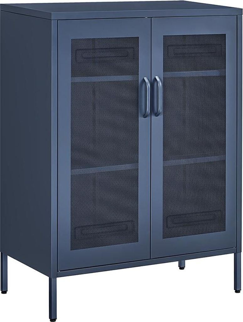 Mehrzweckschrank mit Gittertüren, Mitternachtsblau