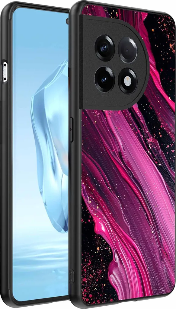 Custodia OnePlus 12 Marmo Viola - Un Tocco d'Arte per il tuo Smartphone