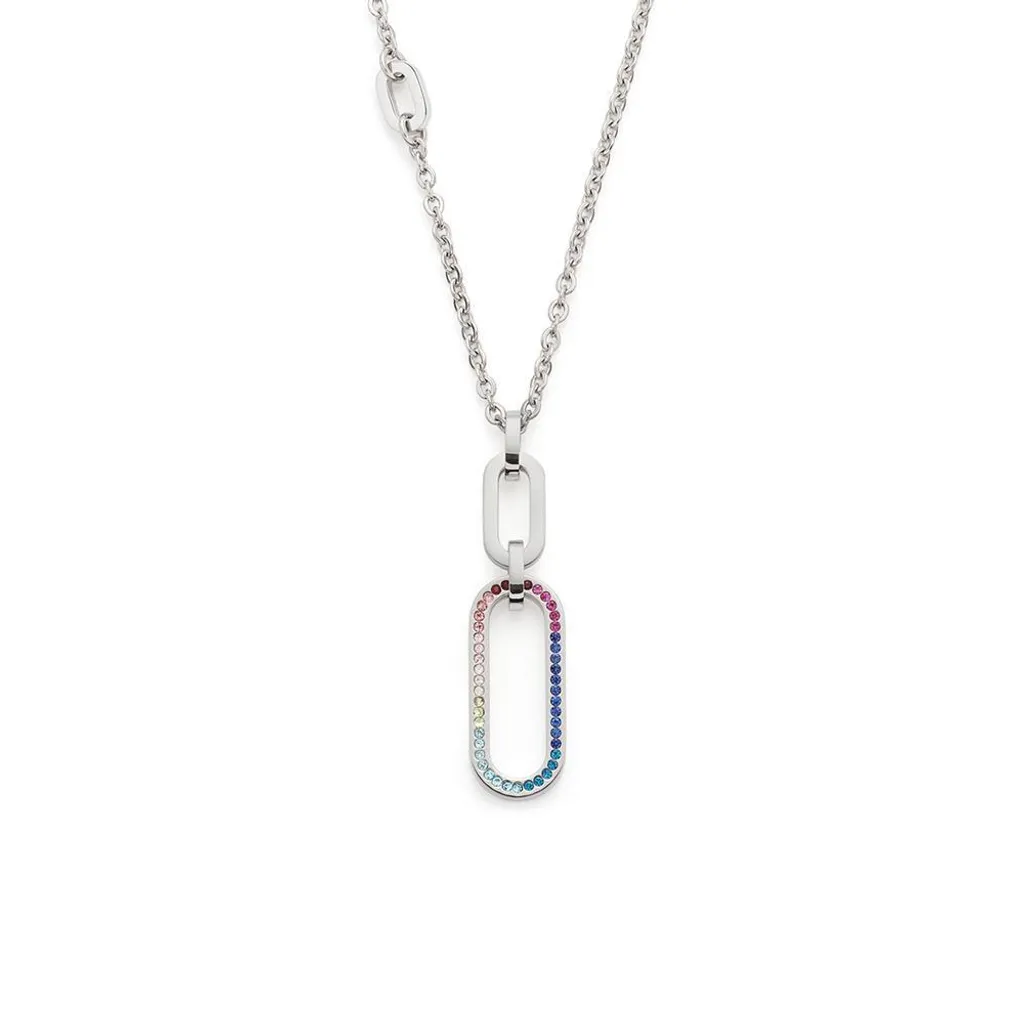 Collier femme hypoallergénique en acier qui ne noircit pas 55cm