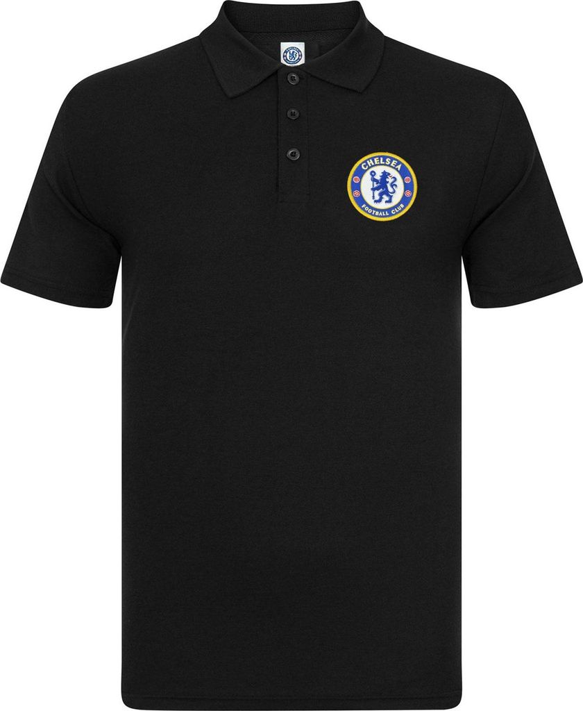 Chelsea FC - Poloshirt für Herren GF183 (XL) (Schwarz)
