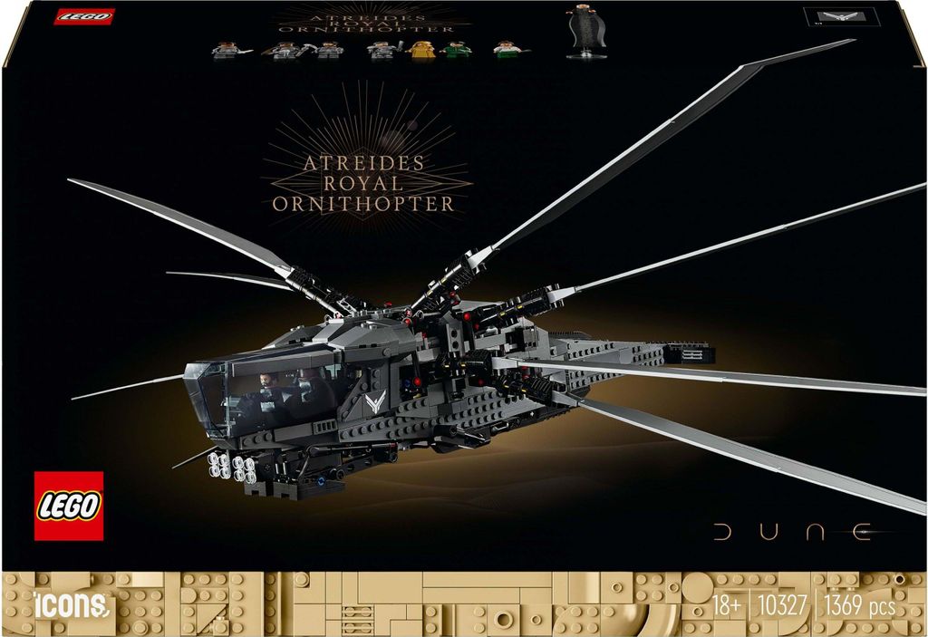 LEGO Icons 10327 Dune – Atreides Royal Ornithopter Produktbild 