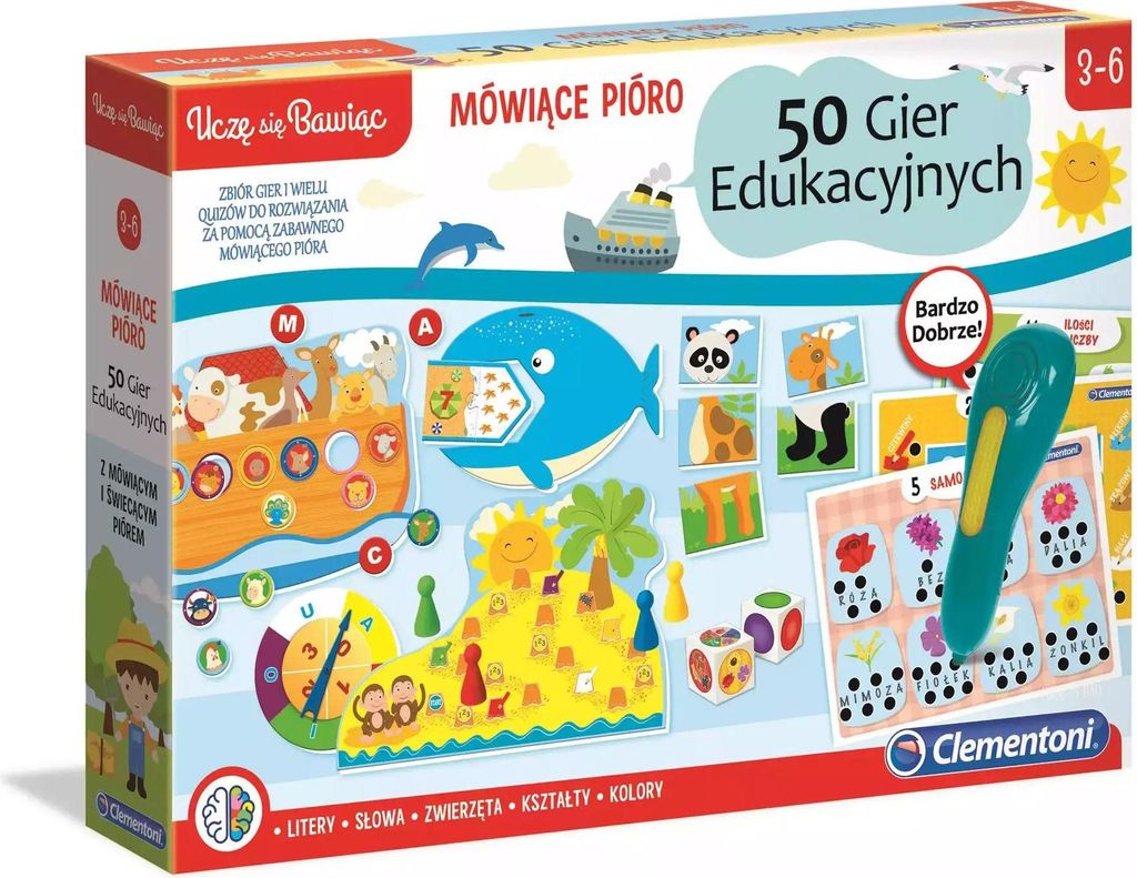 Ich lerne spielerisch. Die sprechende Feder 50 Spiele Produktbild 