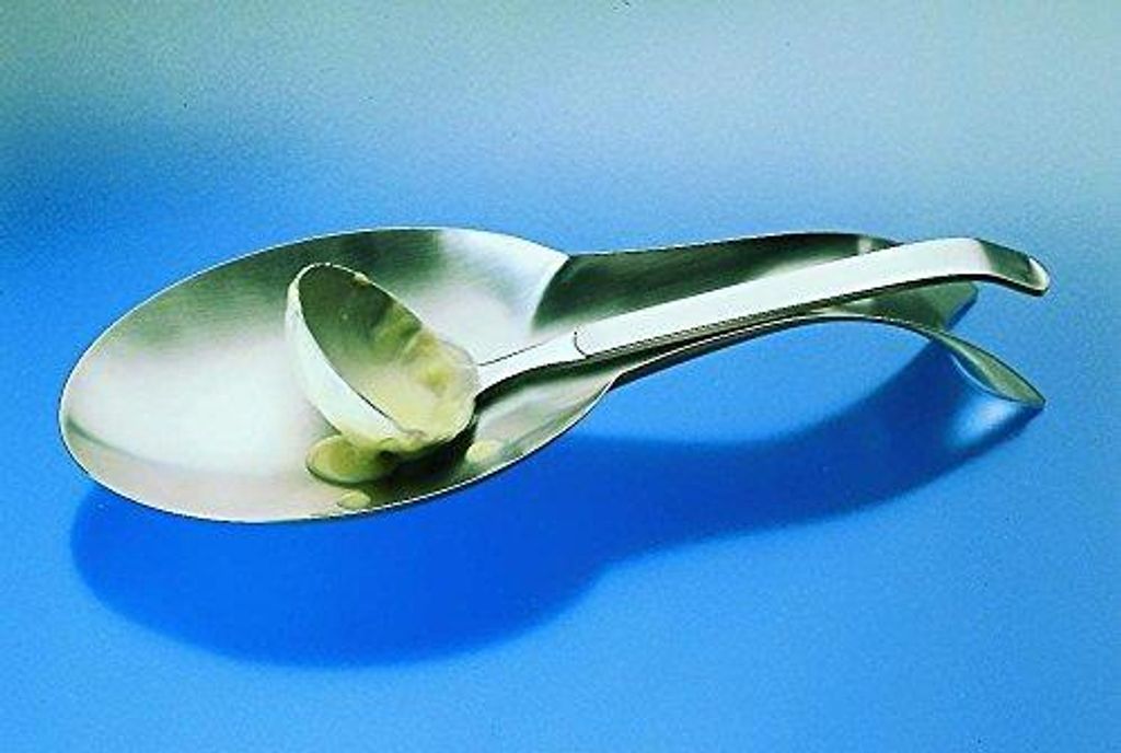 APS-Germany Löffelablage Edelstahl 27x1x3,5cm, Produktbild 