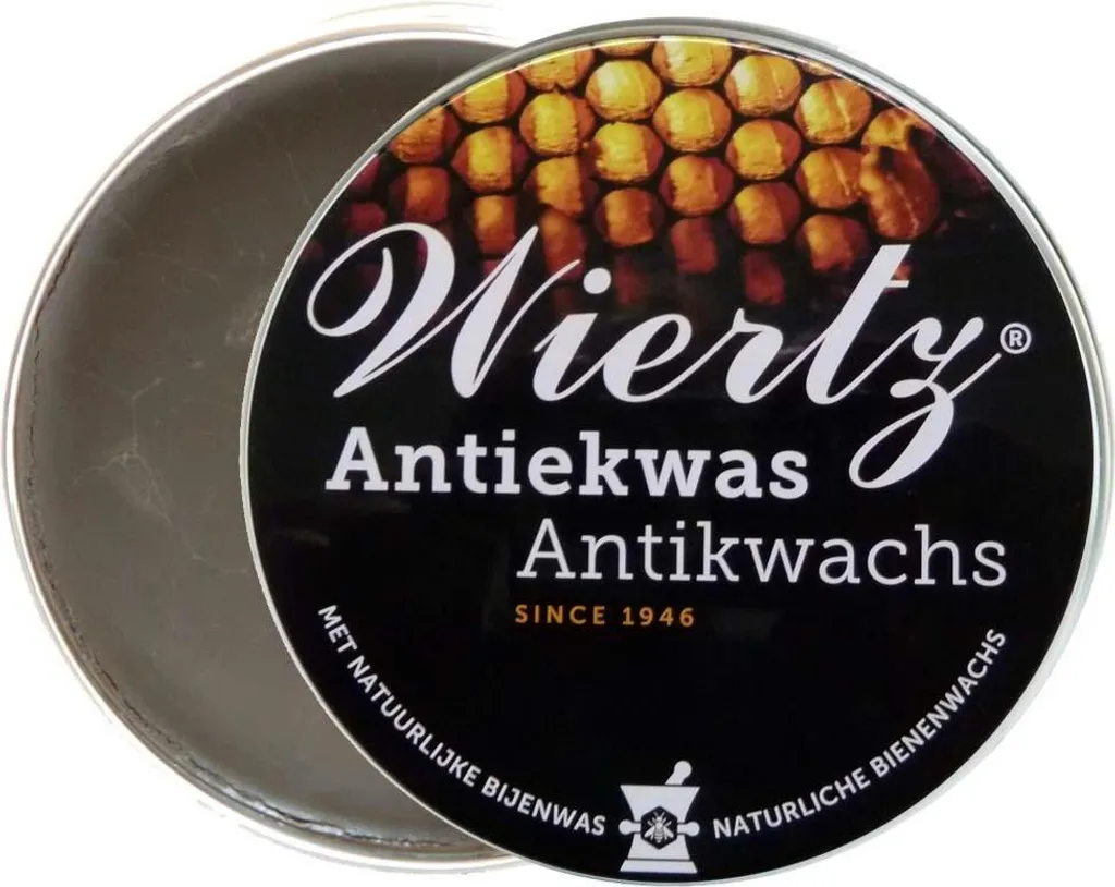 Encaustique traditionnelle Wiertz brun clair 380ml pour meubles bois