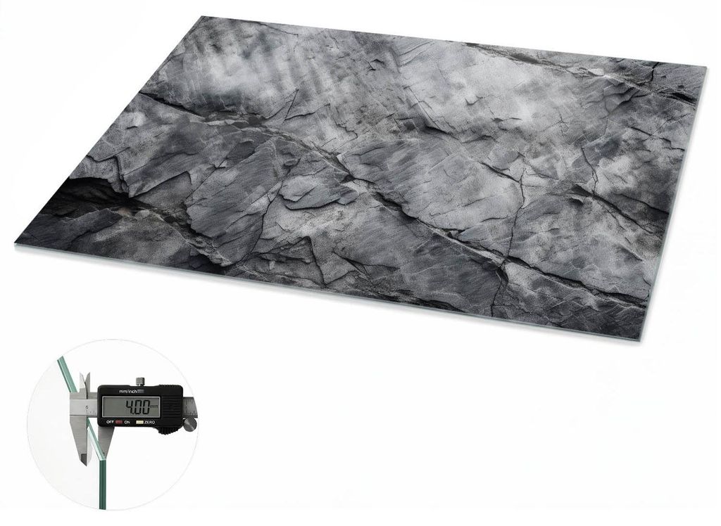 Glas Tischplatte 120x80 cm – Tischauflage aus gehärtetem Produktbild  KI-generiertes Bild