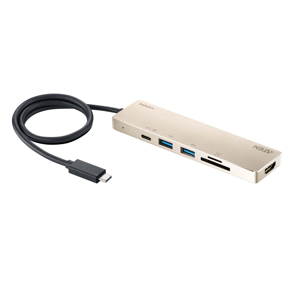 ATEN UH3239 USB-C Multiport Mini Dockingstation mit Power Zdjęcie produktu 