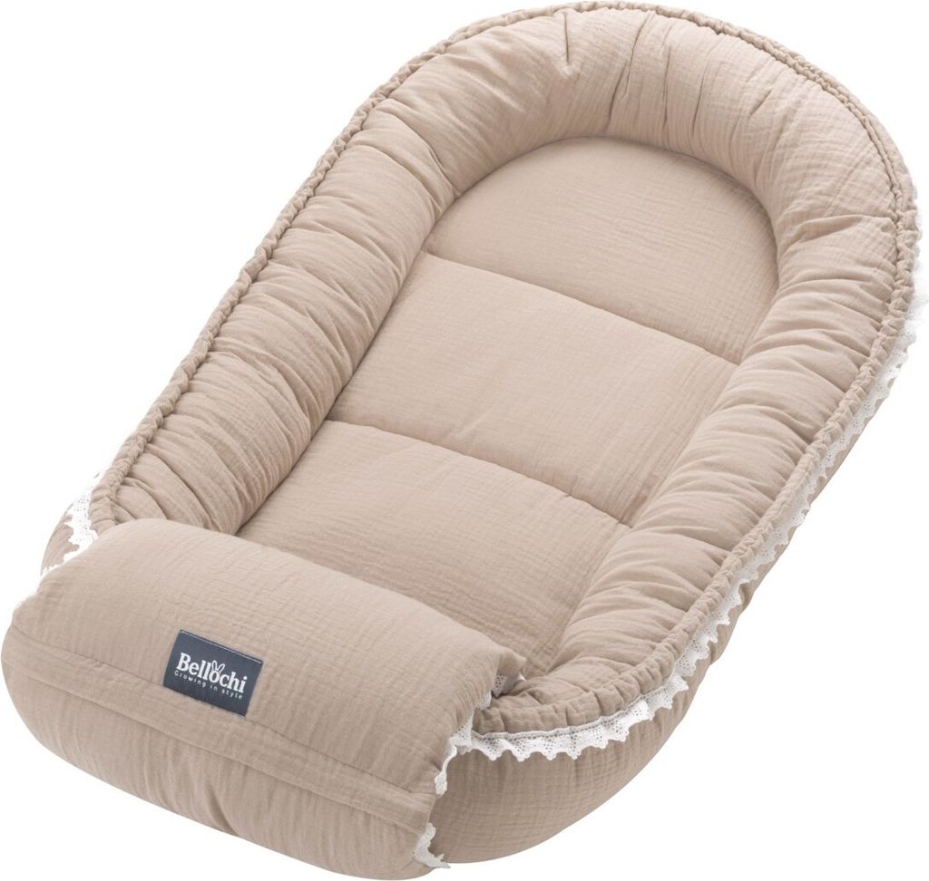 Baby Nest Accogliente mussola beige con rivestimento Immagine del prodotto 