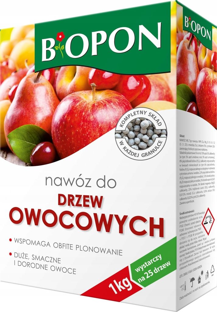BIOPON hnojivo pro ovocné stromy 1KG Obrázek produktu 