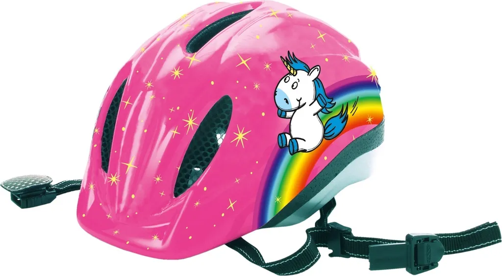 Casque enfant licorne rose ultra léger avec protection de sécurité EPS
