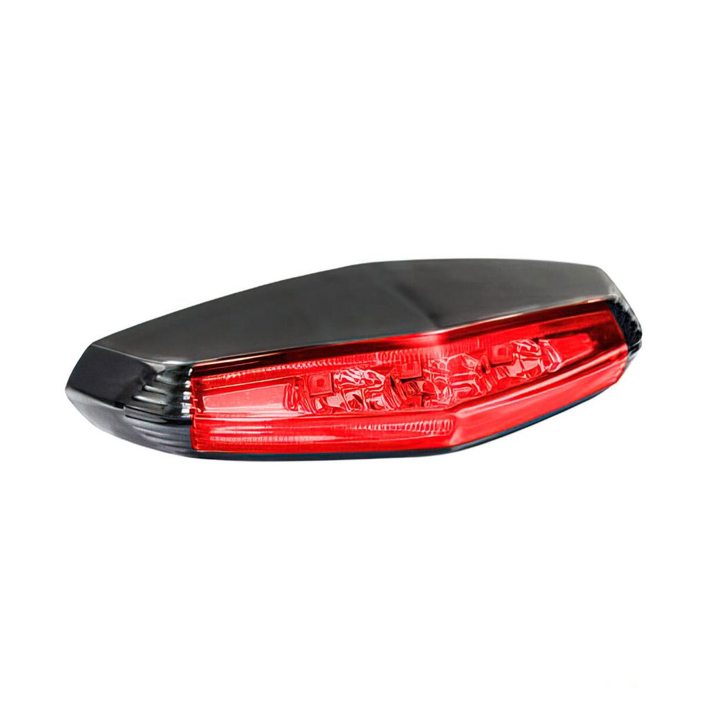 Lampa tylna KOSO GT-01 czerwona uniwersalna z homologacją Zdjęcie produktu 