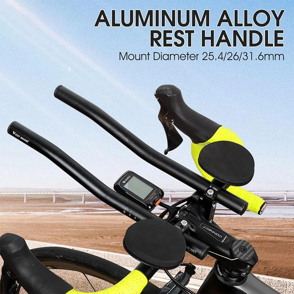 Rallonge de guidon pour cyclotourisme réglable en alu noir robuste