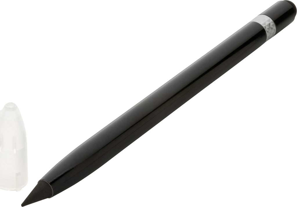 XD Collection - Bleistift und Radiergummi Set, Aluminium XD1035 (Einheitsgröße) (Schwarz)
