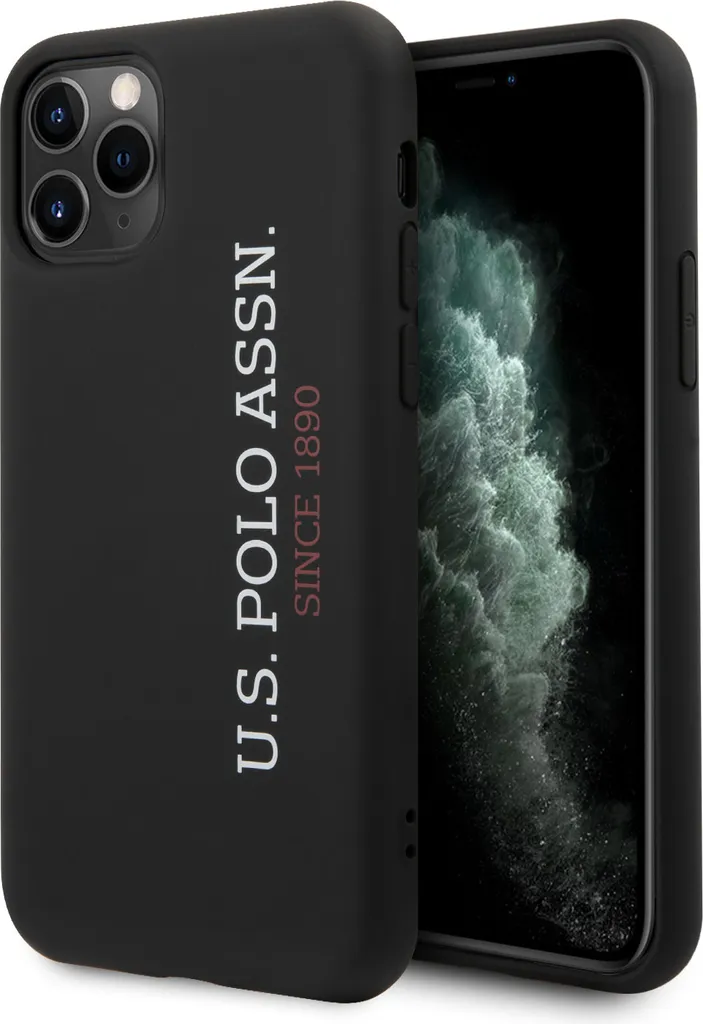 Custodia Posteriore iPhone 11 Pro Nera US Polo - Essenziale & Chic