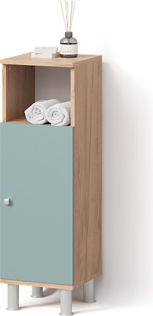 Midischrank Livinity Fucino Grün 30 x 95 cm, Model 52678