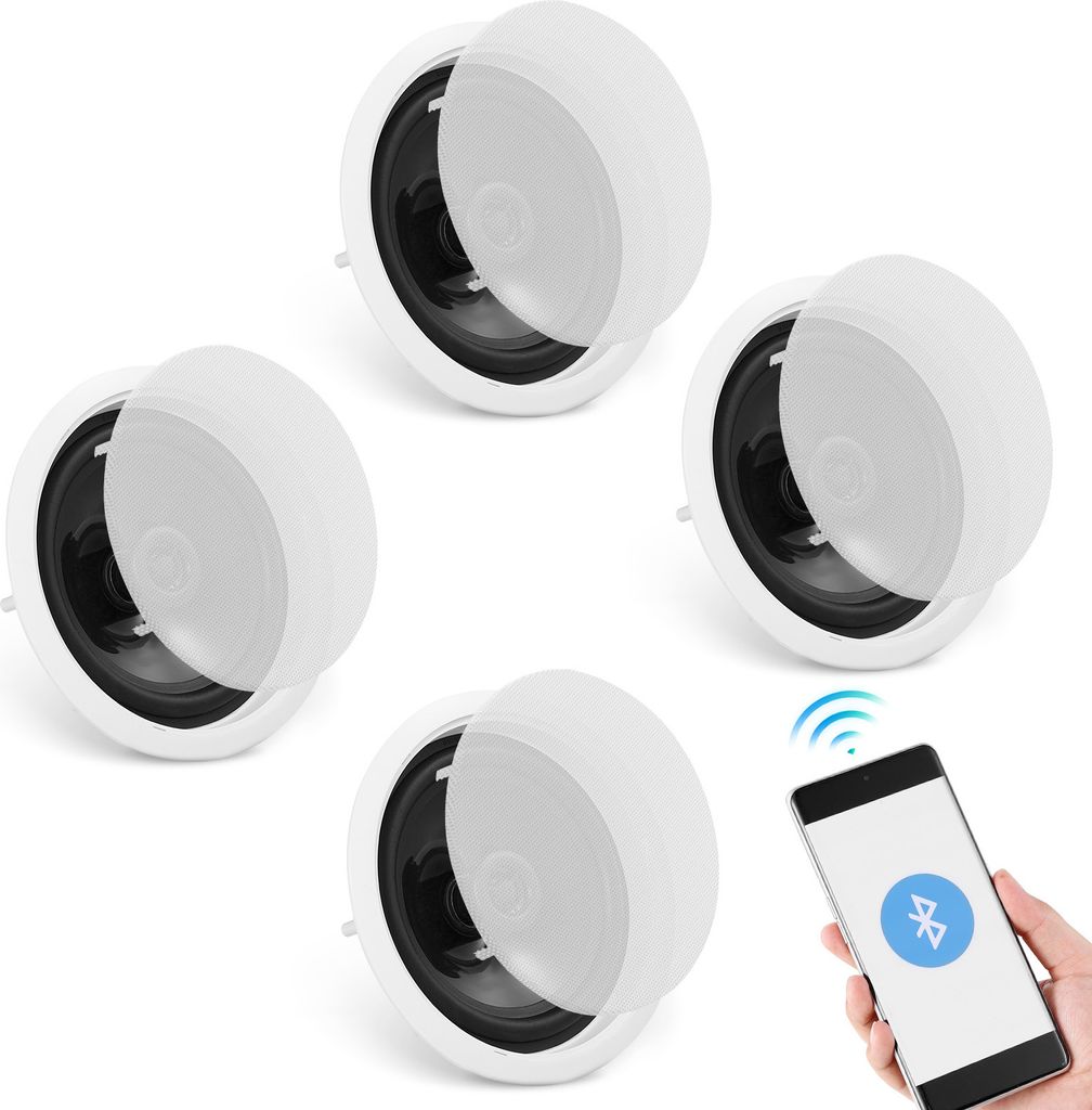VEVOR 4er-Set Bluetooth-Deckenlautsprecher ca. 17 cm, 150 Produktbild