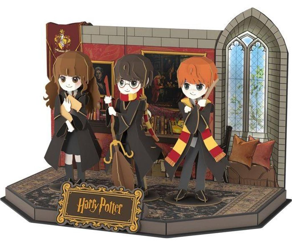 3D Puzzle Harry Potter Gryffindor Gemeinschaftsraum, EXPLORA, 127 Teile, 19,5 cm, Ab 8 Jahren