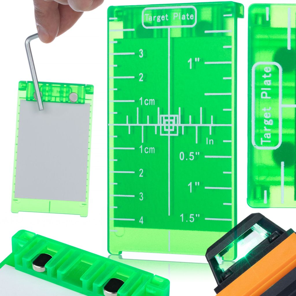 Rosfix Laser Green Target – Piastra di Mira Magnetica per Immagine del prodotto 