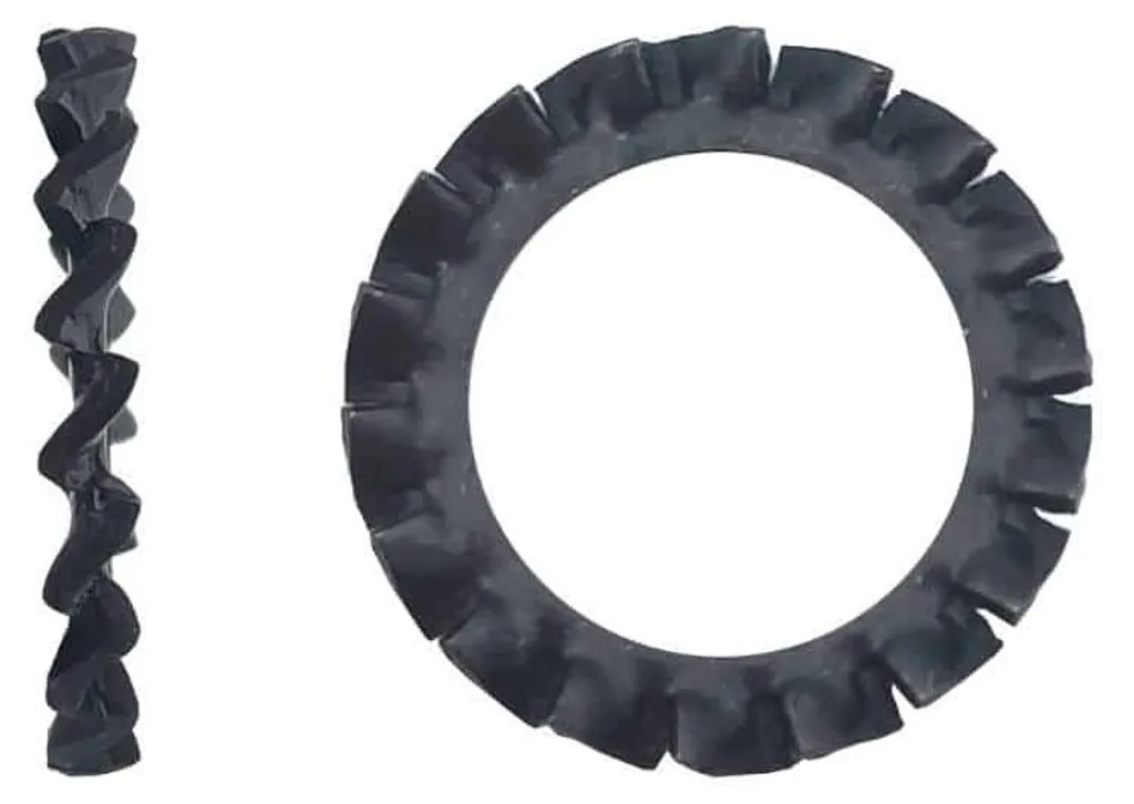Rondelle Frein M18 mm Denture Extérieure DIN 6798 A Acier Brut D-Work