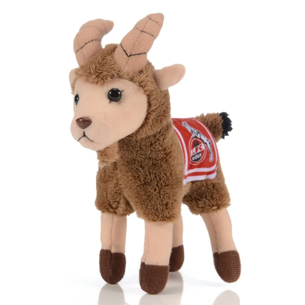 Peluche Hennes 1. FC Köln 20cm en textile doux marron pour supporter