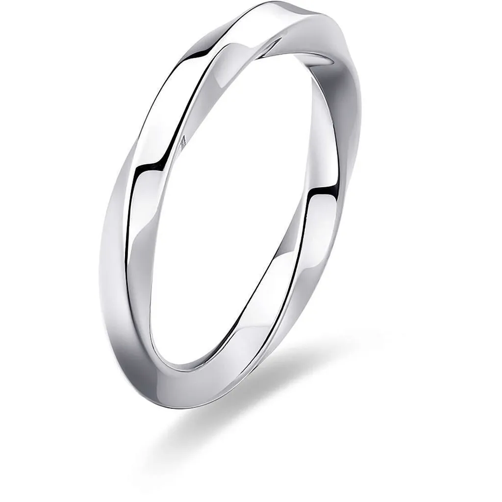 Anello Sagapò Forlove Misura 10 Unisex | Acciaio Finitura Argento