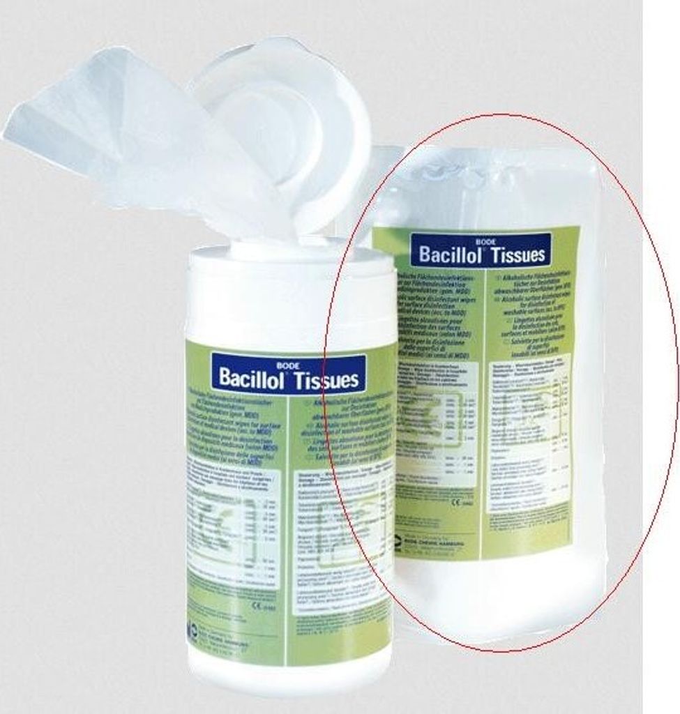 HARTMANN 9756731 HARTMANN Bacillol Tissues Productafbeelding 