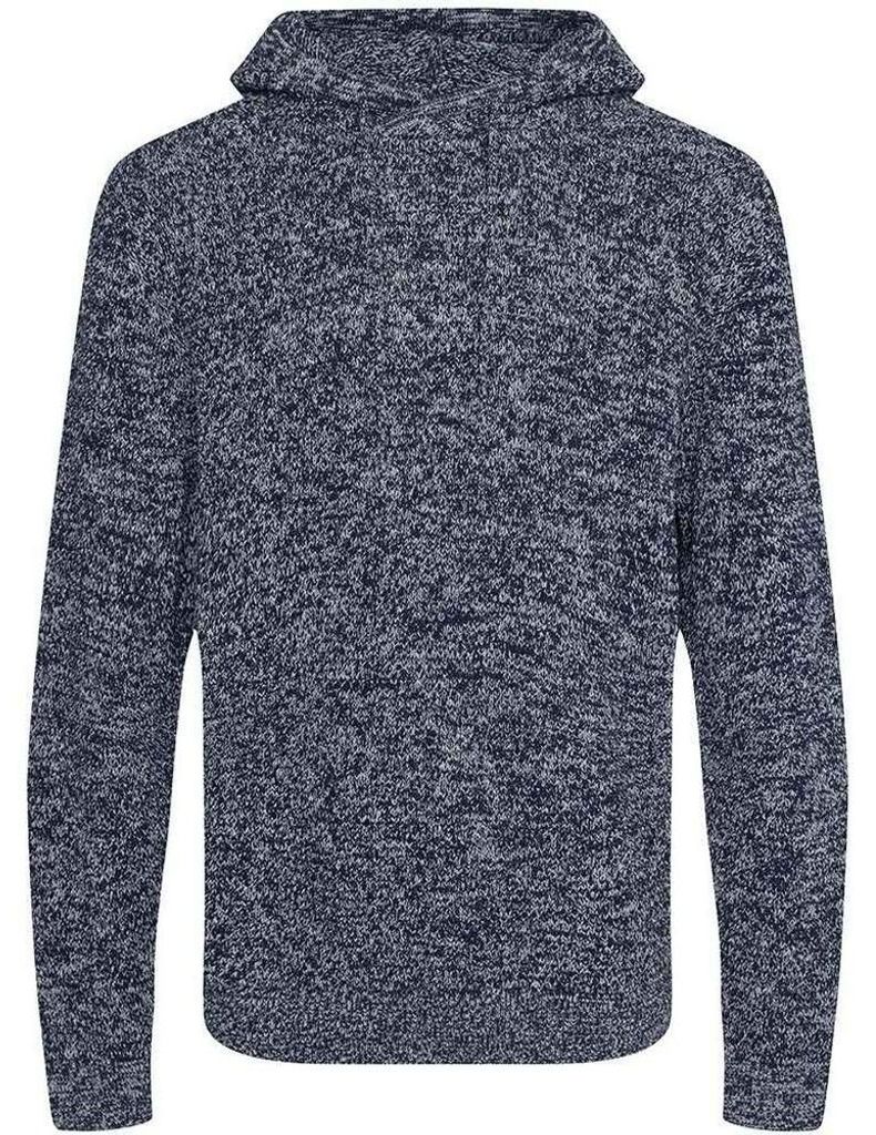 Ecologie - "Iguazu" Kapuzenpullover für Herren, Nachhaltig, Jerseyware LT3502 (L) (Marine/Grau meliert)