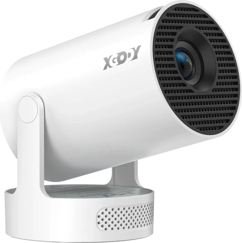 Projecteur Portable 4K Ready Haute Luminosité avec Haut-parleur Intégré