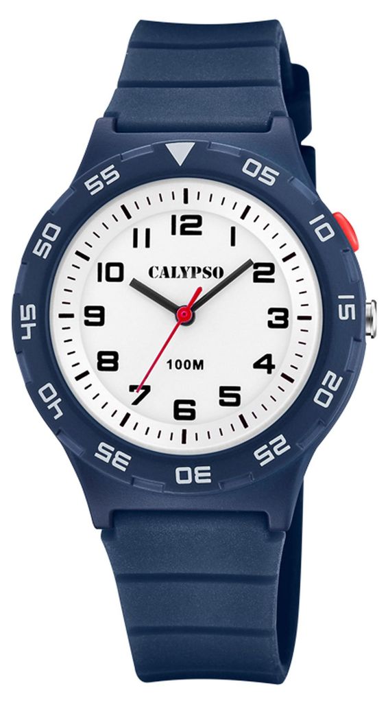 Calypso Sweet Time Kinderuhr analog Quarz Silikonband blau Produktbild 