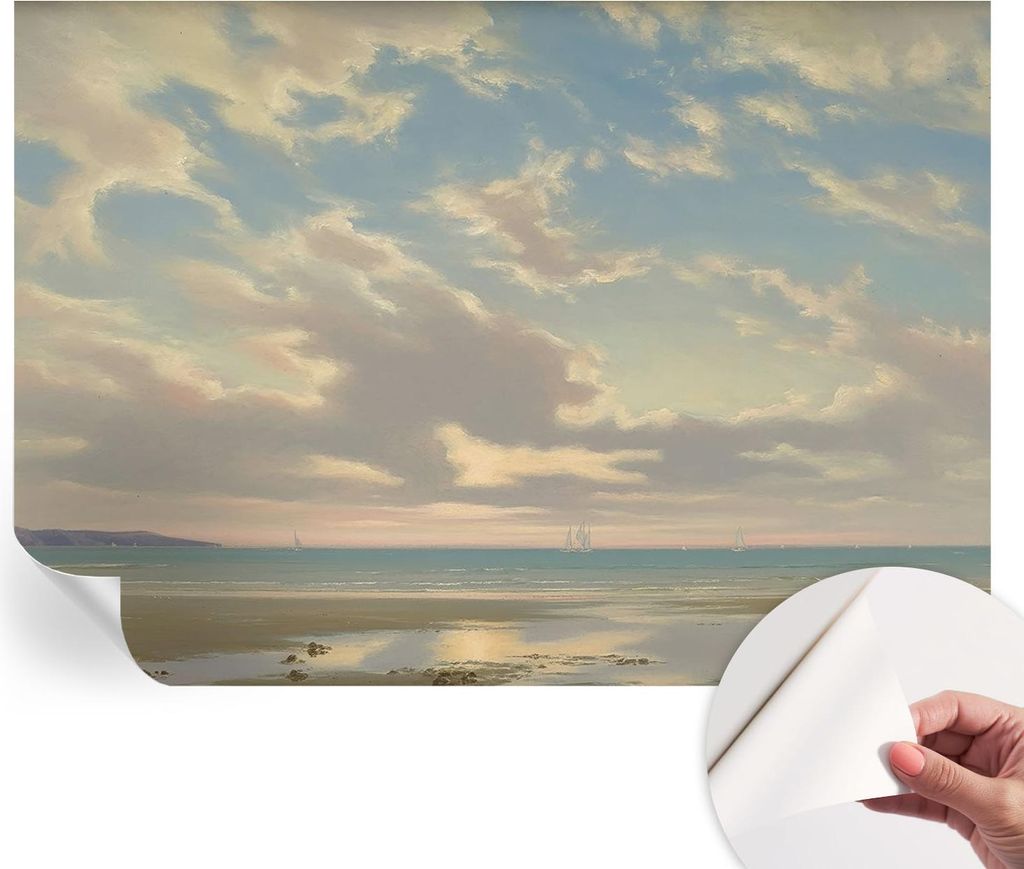 Selbstklebende Wandtapete - Dekorative Tapete für Wohnzimmer - Klebefolie für Wandbilder - Tapetenfolie für Wanddekoration - 312x219 cm - Ein ru...