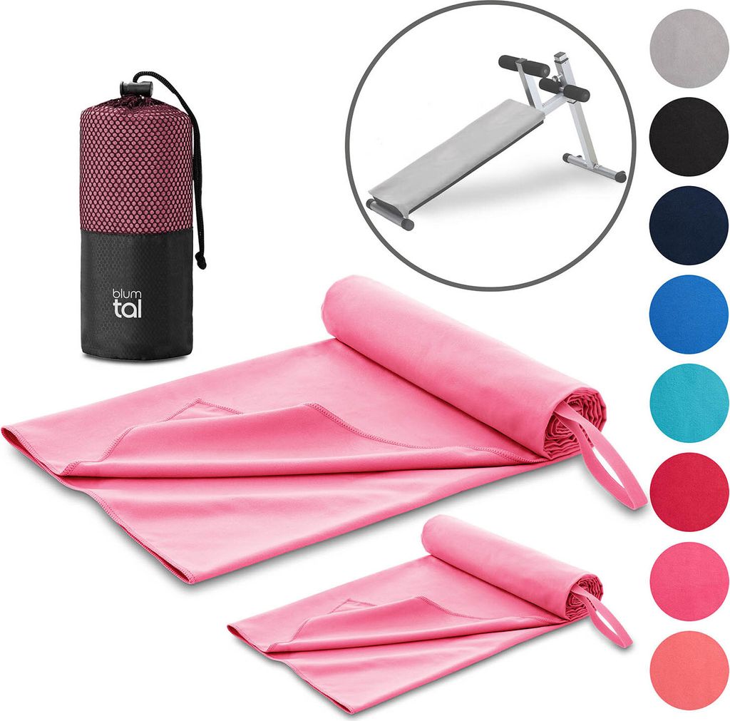 Blumtal Fitness Handtuch im 2er Set - Microfaser Produktbild 