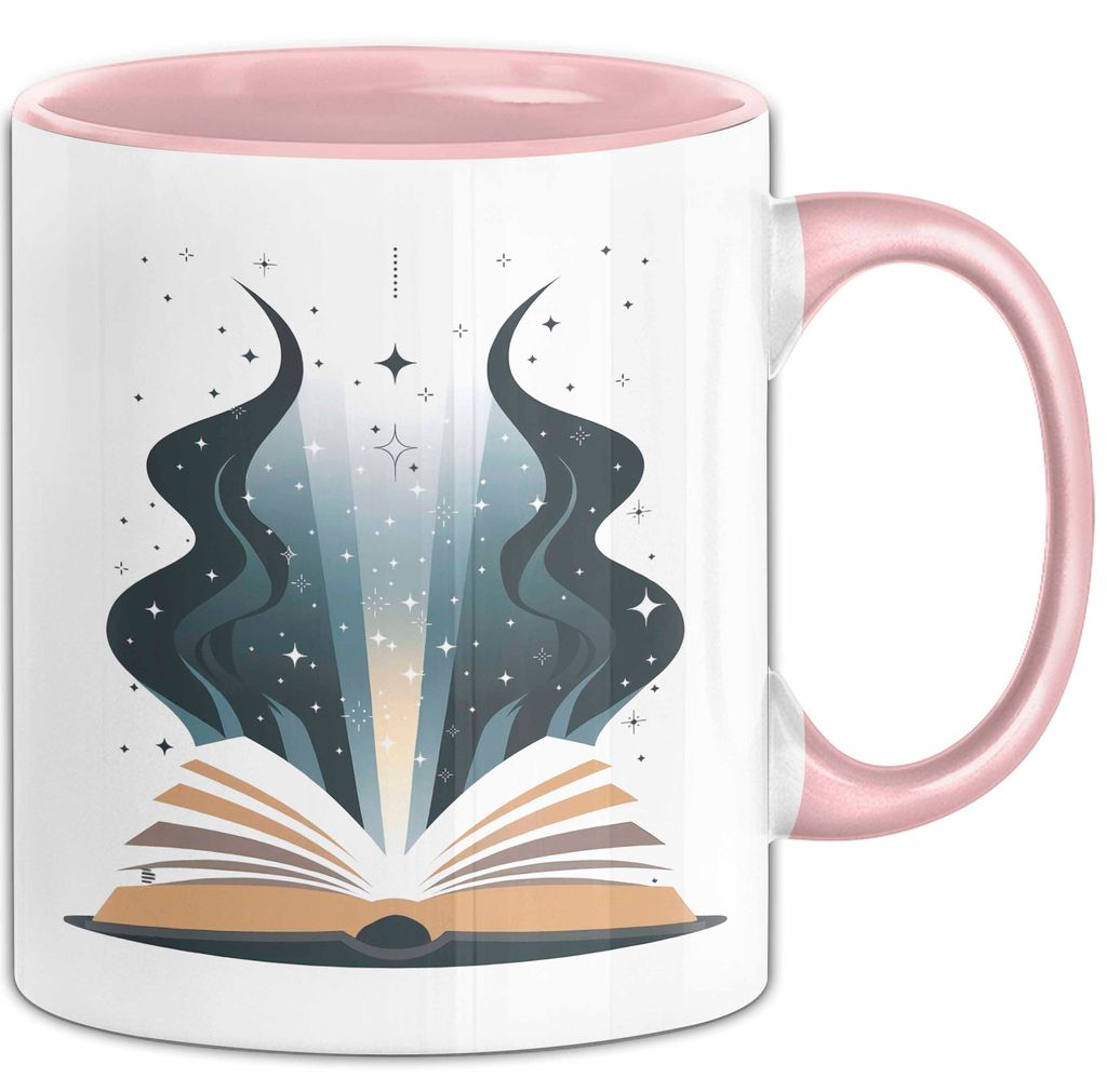 Selbsthilfe Fan Tasse Geschenkidee für Wachstums Suchender (Rosa)