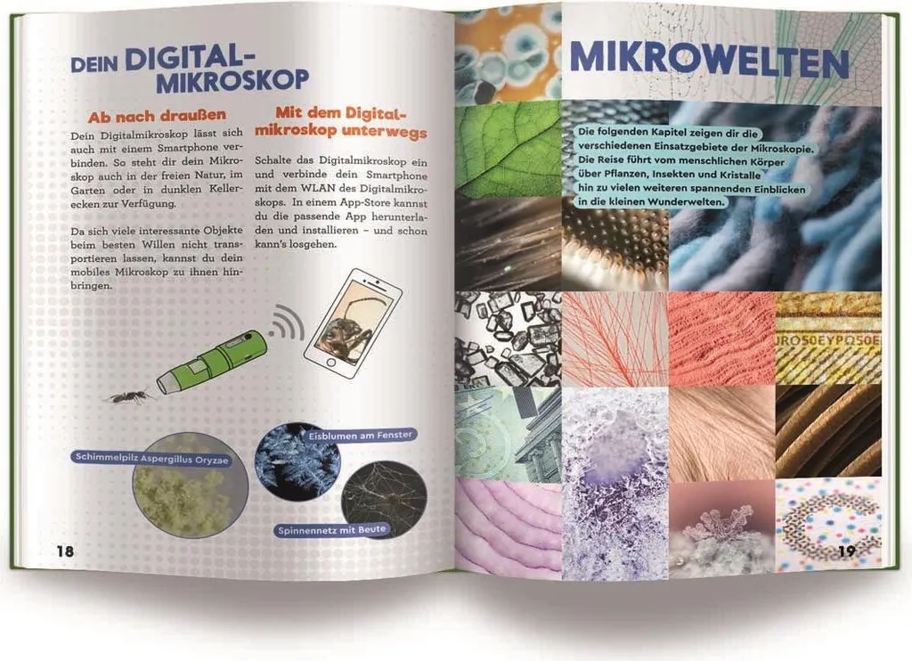 Microscope Numérique GEOLINO Haute Résolution Franzis Verlag Kit Complet - 11