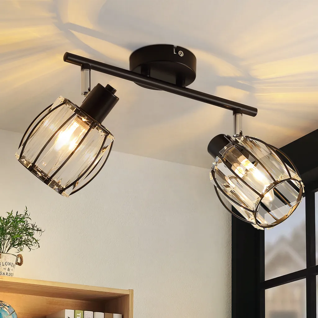 Plafonnier Vintage Orientable : Éclairage Précis pour Pièces Sombres